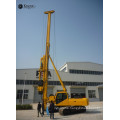 Hydraulic piling rotary rig with hydraulic hammer